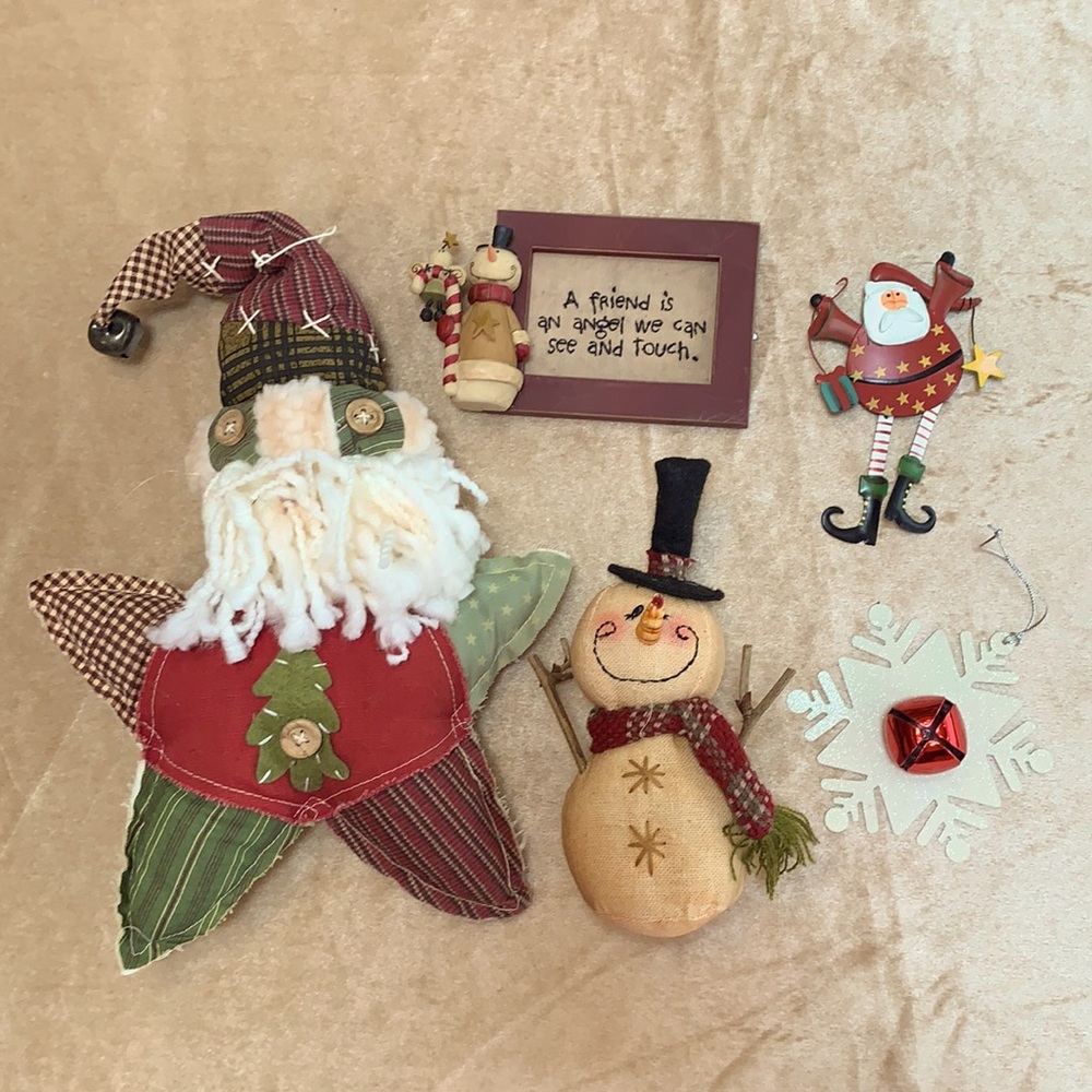 Snowman & Santa Ornaments/Decor